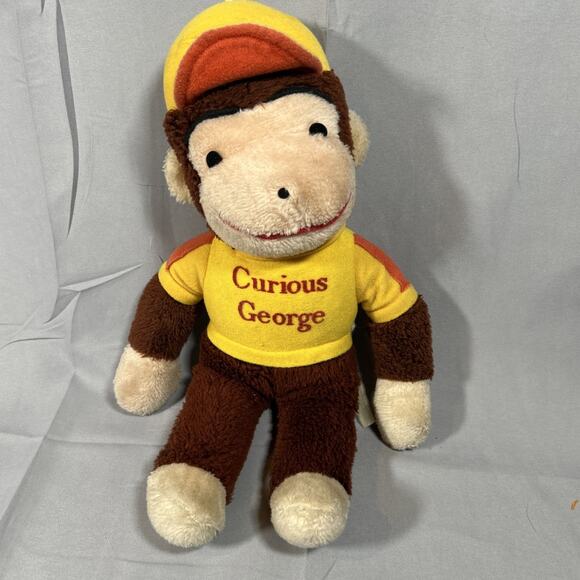 Vintage Knickerbocker 14” Curious George Plush Stuffed Animal Monkey Yellow - Picture 1 of 10